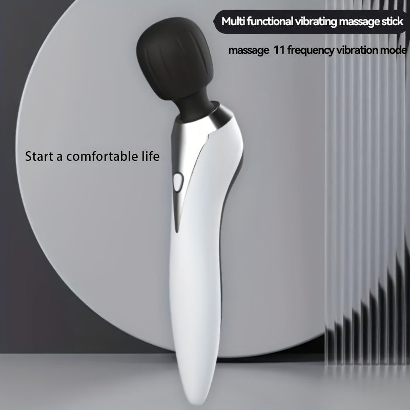 Handheld Cordless Personal Stick Massager, Neck Back Shoulder Waist Leg Muscle Massager, Portable Full Body Massager, Tension Relieving, Rechargeable Body Massager