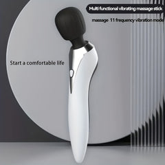 Handheld Cordless Personal Stick Massager, Neck Back Shoulder Waist Leg Muscle Massager, Portable Full Body Massager, Tension Relieving, Rechargeable Body Massager