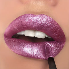Luxurious Shimmer Glitter Lip Gloss - Moisturizing, Long-Lasting Diamond Shine for All Skin Types, Berry Hue