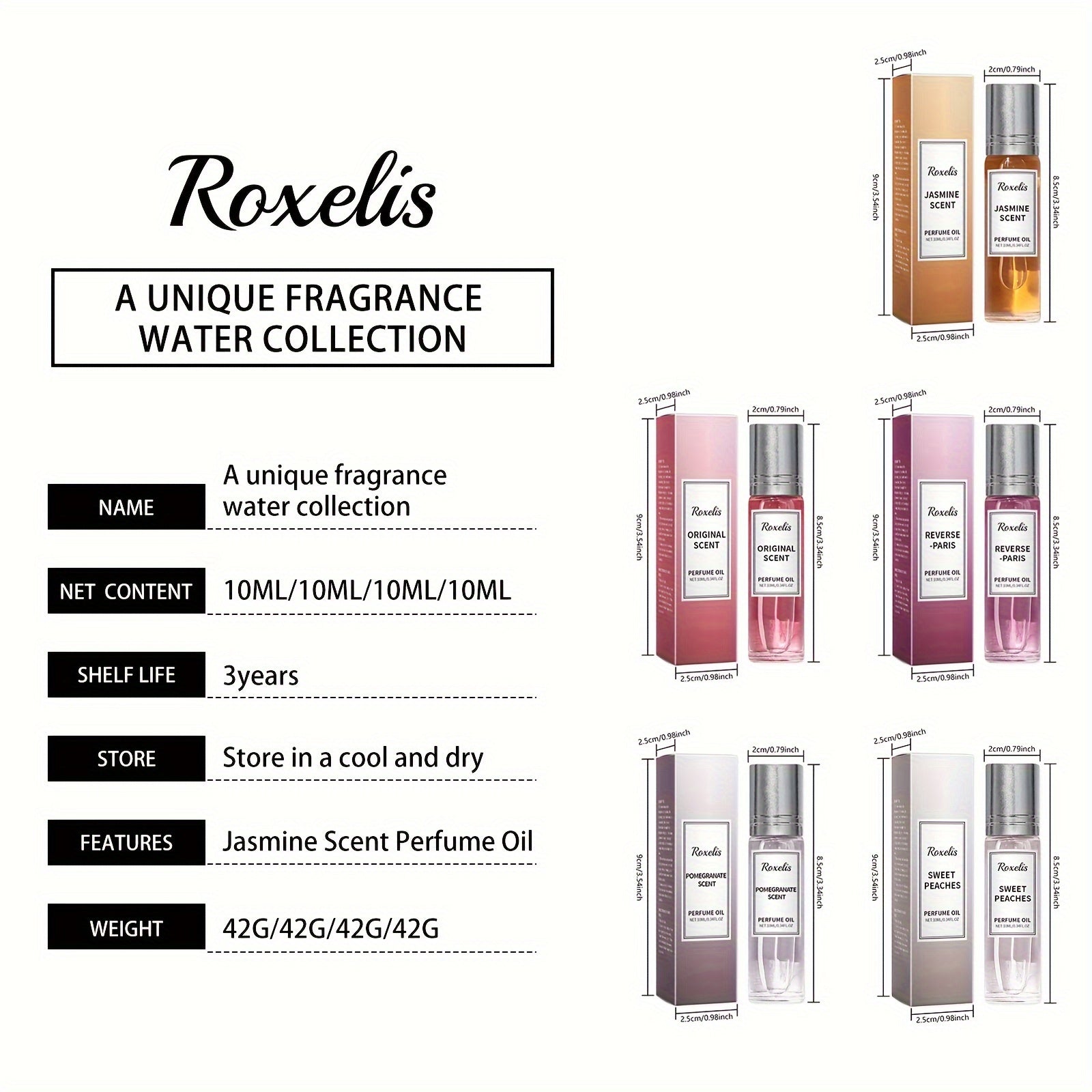 Set Of 5 Pieces Of Perfume Intimate Partner Perfume, Long-acting Perfume, Romantic Perfume, Infused With Essential Oil Perfume To Increase Intimacy, Men's And Women's Perfume