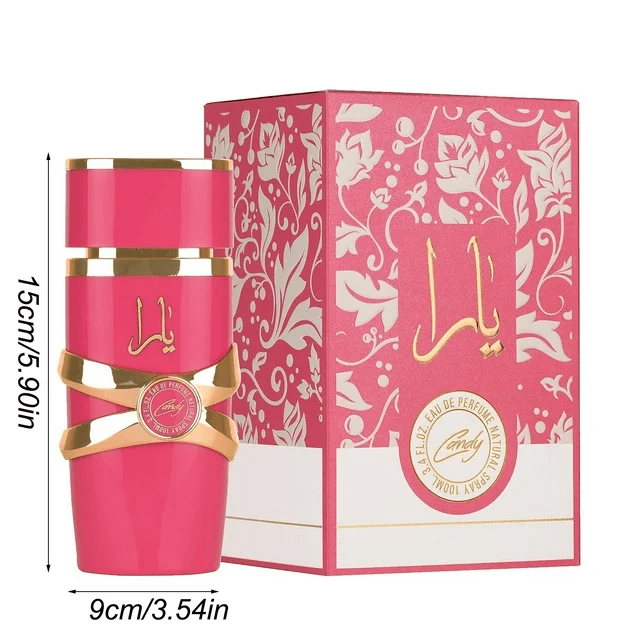Arabian Women's Perfume Spray 100ml, sweet candy scent, long lasting fragrance, Christmas gifts for women