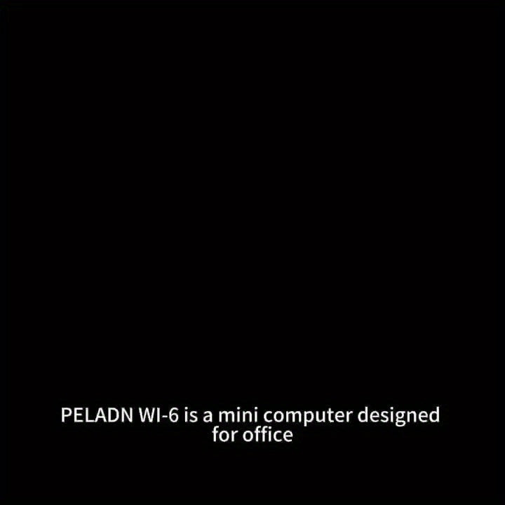 PELADN Mini PC, WI-6 Mini Computer with Intel N150/N100/N95 Processor (Up to 3.4GHz), 16GB DDR4 RAM, 512GB M.2 SSD, 4K@60Hz/WiFi5/BT4.2/Type-C/Dual Display, Desktop Workstation