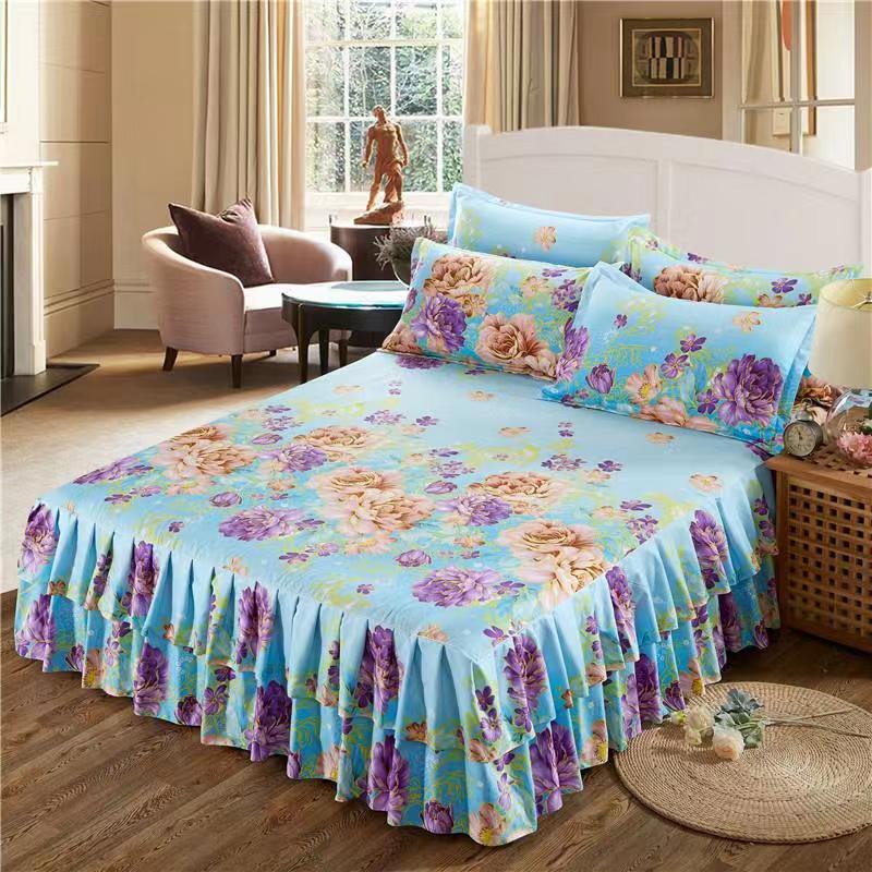 Simmons reversible bed skirt bedspread bed cover