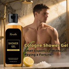 1pc/ 2pcs Men's Perfume Body Wash, Containing Lemon Oil And Aloe Leaf Extract, Gently Cleanses The Body, Leaving A Lasting Fragrance On The Beige, with A Fresh Scent. Suitable for Christmas And Halloween Parties, New Product