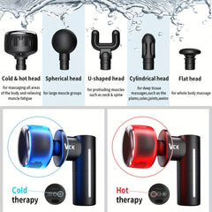 Massage Gun For Deep Tissues, Body Massager, Handheld Deep Tissue Heating Massage Tool For Neck And Back