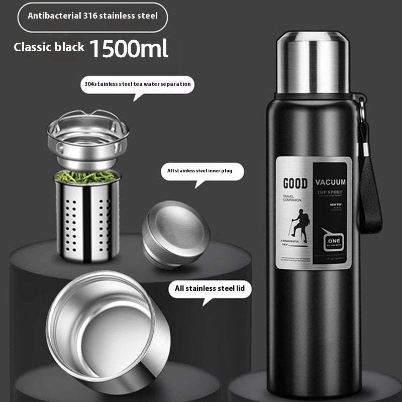 316 Stainless Steel Liner Vacuum All-steel Thermal Pot