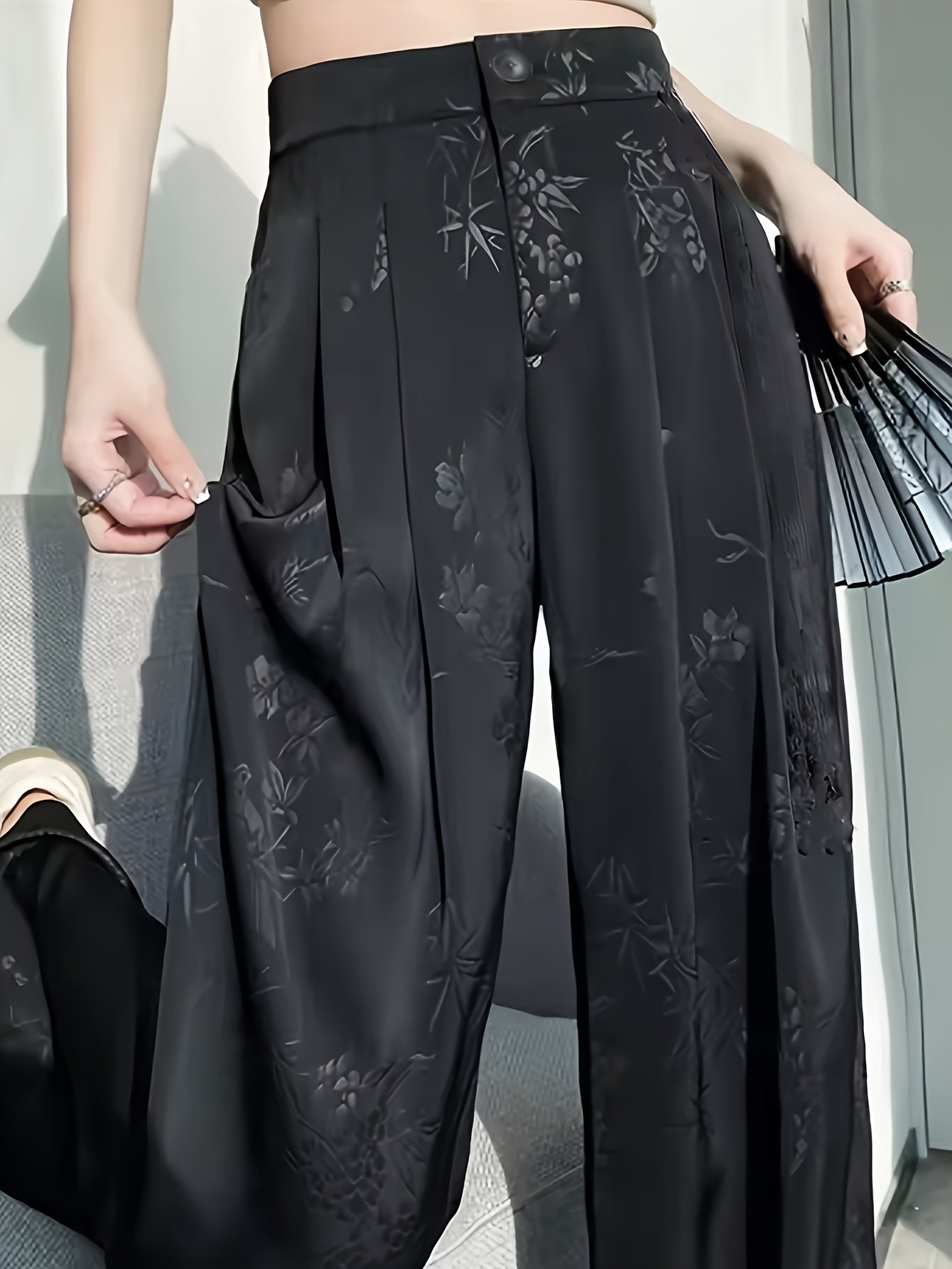 New Chinese Style Women'S Summer Pants Elegant Solid Office Women'S Casual Pants Women'S Pants