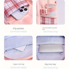 Girls Backpack for Girls Cute School Backpacks for Girls Kindergarten Elementary Preschool Middle Kids School Bag