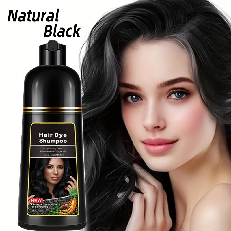 ITSRT Hair Dye Shampoo, 3 In 1 Hair Dye Shampoo +100% White Hair Coverage - White Hair Shampoo With Herbal Ingredients, Suitable For Women And Men, Lasting Coverage, Valentine'S Day, Gift For Mom, Gift For Girlfriend, Surpris