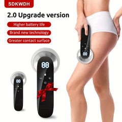2.0 Upgrade Handheld Body Massager - Multiple Options to Choose From USB Charging, Odorless, Handheld, for Belly, Waist, Arms, Thighs And Legs - Ergonomic Body Massager with Digital Display, Perfect for Holiday Gifts