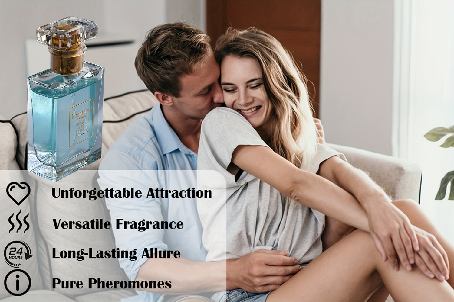 Poemoon Women Perfume, Body & Hair Perfume Mist, an excellent perfume loved by women, Hot Perfume lncreaseIntimacy Specially Designed For Women, Elegant and Romance, Long Lasting Fragrance Portable-Gift