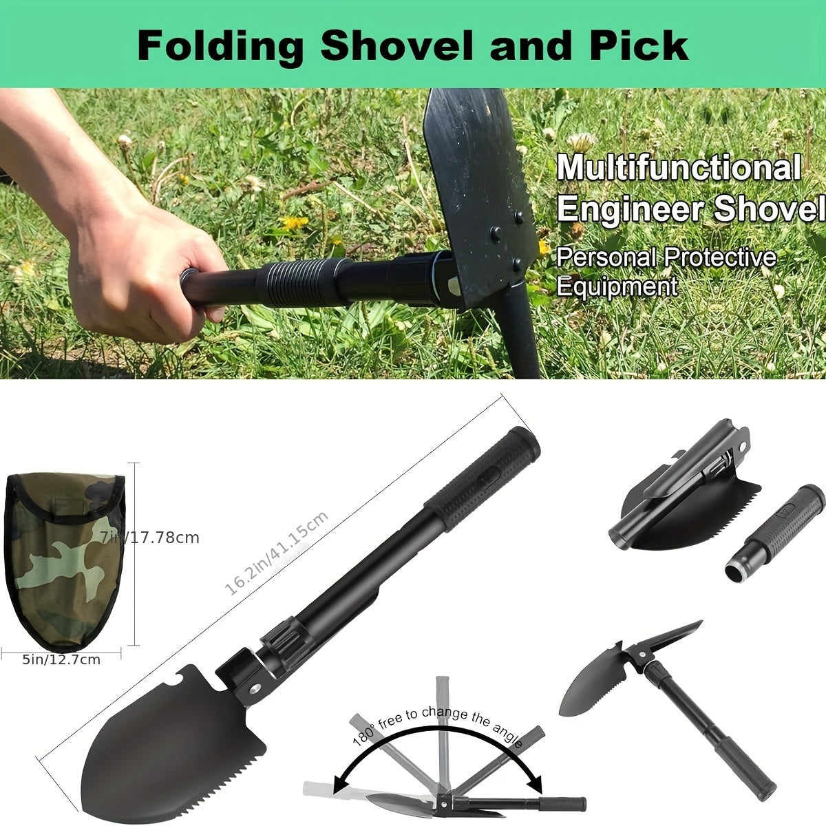 Survival Kit, First Aid Kit Survival Gear Tools Trauma Kit with Molle Pouch for Outdoor, Camping, Hunting, Hiking, Earthquake, Home, Office, Gifts for Men Dad Husband Women