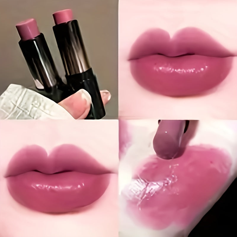1pc, Dewy Glossy Lipstick, Long-Lasting & Non-Sticky, Mirror Shine Lip Gloss, Moisturizing, Perfect For Daily Use & Mother's Day Gift, Red-Brown Shades