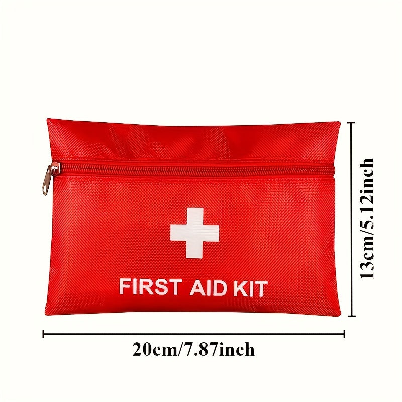 2-Size Fully Portable Multi-Functional Life-Saving First Aid Kit - Suitable for Home, Car, Camping, Hiking, Campus Preparation, and Disaster Response - Including Basic Life-Saving Tools