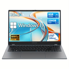 CHUWI HeroBook Plus Windows 11 Laptop, 15.6" 1920*1080 FHD IPS Display, 8GB DDR4 256GB SSD 1TB SSD Expand, Intel N4020, HD Interface, RJ45, 2.4G/5G WiFi, Webcam, USB-A, Type-C, Headphone Jack, NoteBook Computer