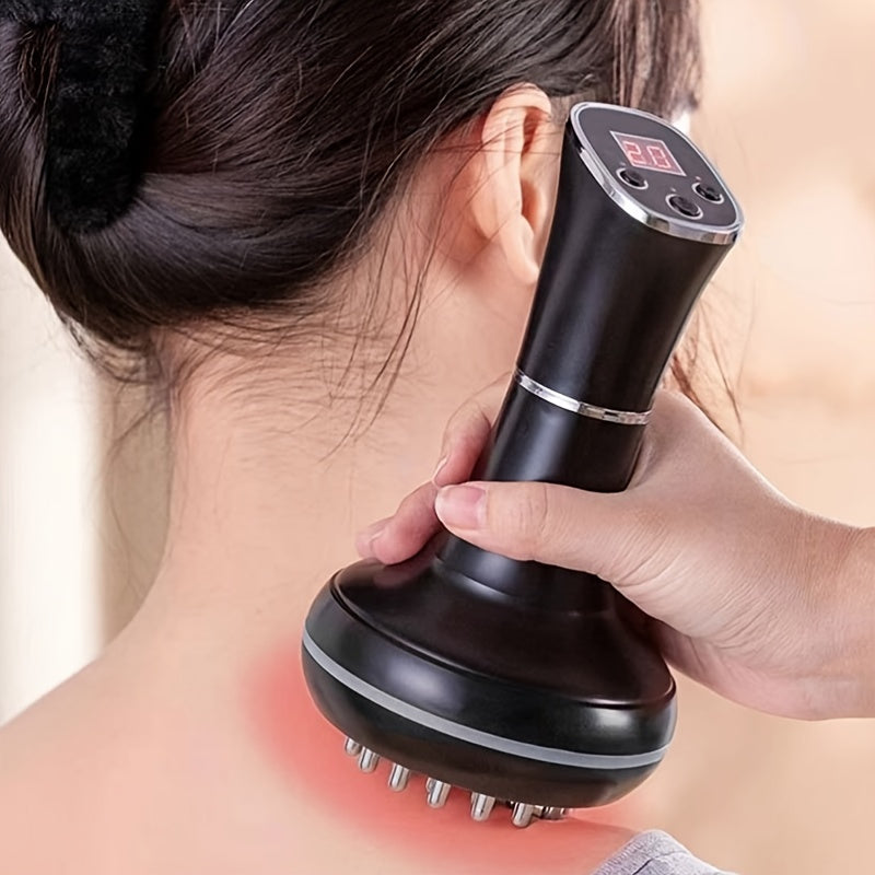 Rechargeable Full-Body Massager & Scraper - 3000mAh Lithium Battery, USB Charging, Relax Muscles Anywhere - Perfect for Legs, Abdomen, Shoulders, Neck, Ideal Holiday Gift