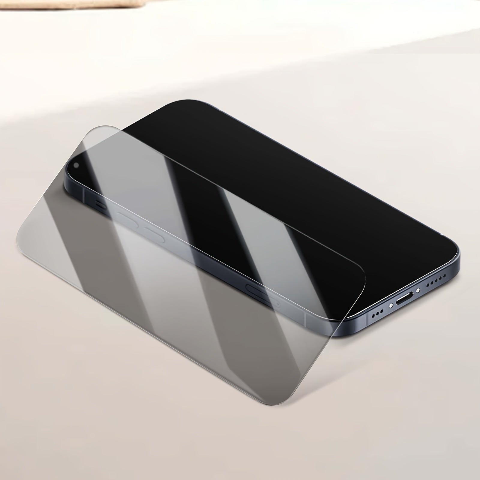 8pcs Anti Spy for iPhone X/XS/XR/12/13/14/15/16 Pro Max Anti Spy Screen Protector 9H Hardness Fingerprint Resistant Scratch Resistant Privacy Screen Tempered Glass Protector Screen Friendly