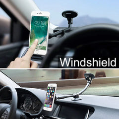 Support de téléphone magnétique universel pour voiture, bras long, pare-brise, tableau Prada, support de voiture magnétique, support S6 pour téléphone portable, support pour iPhone support portable pour voiture