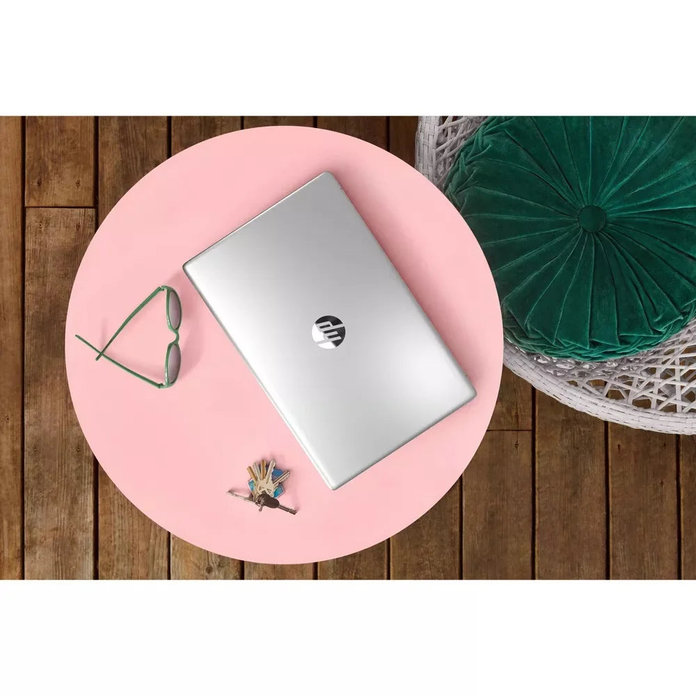 HP plus récent ordinateur portable professionnel 14 pouces, Intel Celeron N4120, jusqu'à 16 Go de RAM, 384 Go de stockage (128 Go d'eMMC + 256 Go Micro SD), 1 Anus Office 365, Argent
