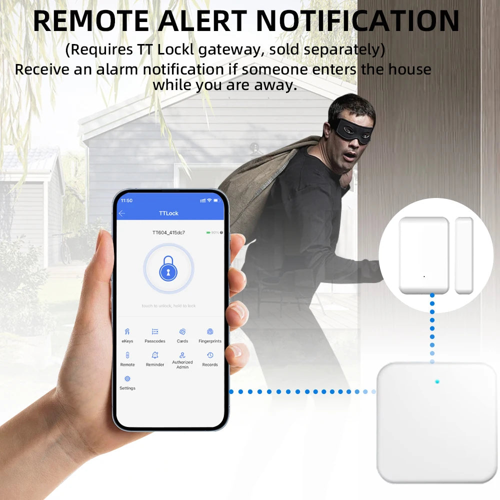 RAYKUBE TT LOCK G2 passerelle Wifi sans fil Hub RJ45 filaire G3 passerelle/TT serrure porte-clés télécommande/capteur de porte pour serrure intelligente
