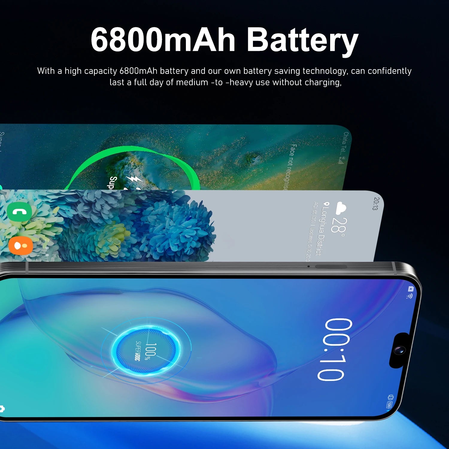 2025 nouveau Pad i16 Pro max tablette PC 6.8 pouces HD 4K Android 14 16GB + 1TB 6800mAh batterie 4G 5G double carte Sim WiFi GPS