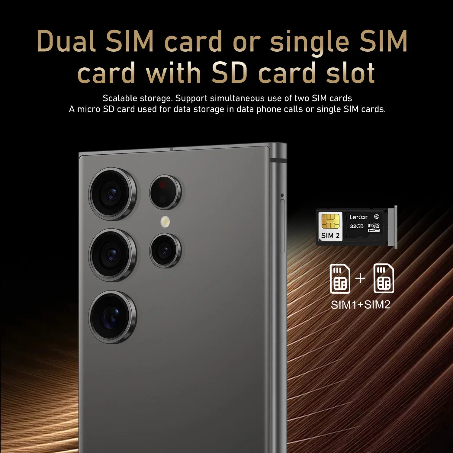 S26 Ultra Tablet PC, 7.3-inch, HD, Global Edition, Dual Original Smart Card, 8000mAh Battery, Face Tab, 2025 Trend
