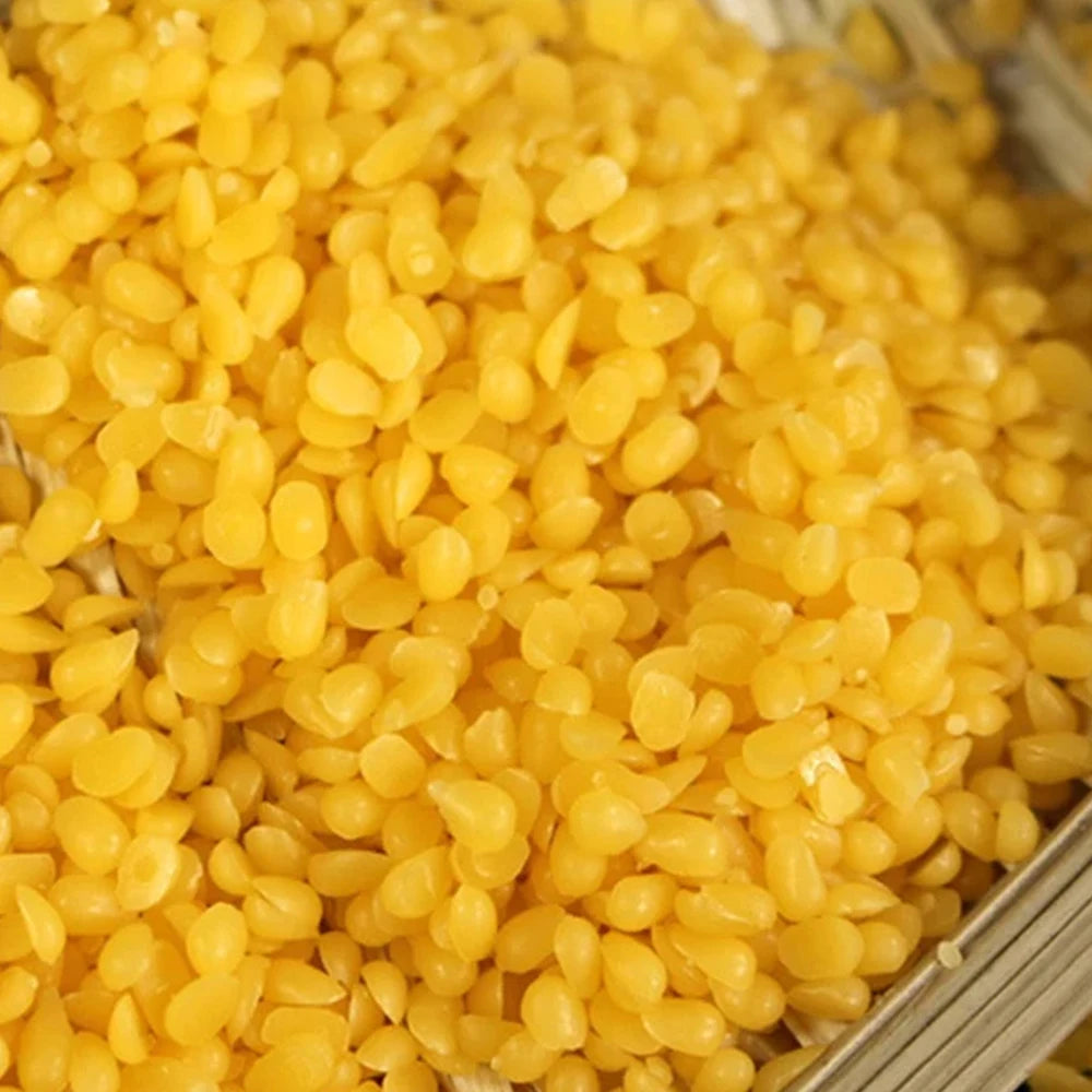 100/200g 100% pur cire d'abeille naturelle bougie savon faisant des fournitures pas ajouté soja rouge à lèvres cosmétiques bricolage matériel jaune abeille cire Cera