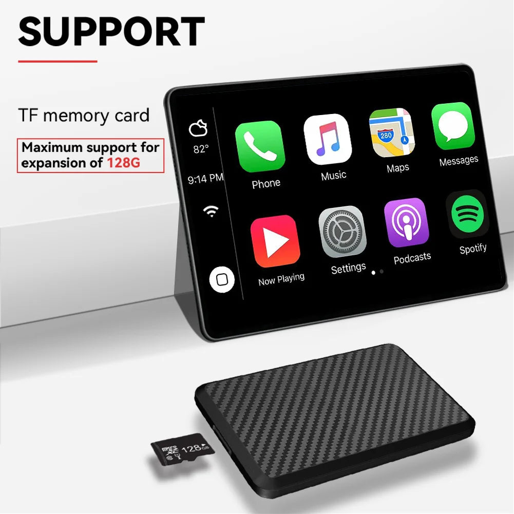 2025 New Android 14 CarPlay Ai Box 4G + 64G Wired to Wireless 3-in-1 Smart Dongle Plug and Play for YouTube Nexflit Wifi Mini Box