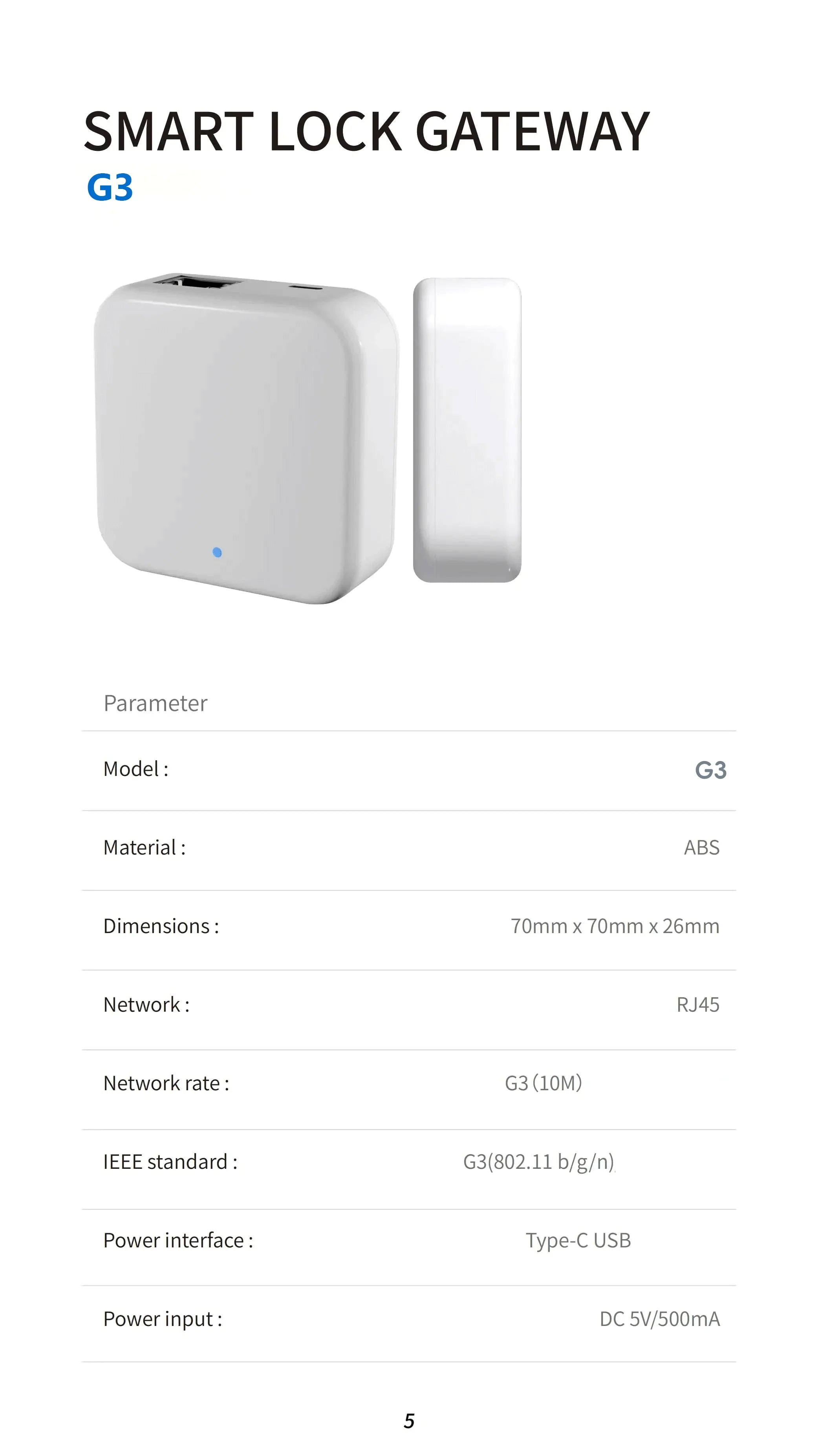 RAYKUBE TT LOCK G2 passerelle Wifi sans fil Hub RJ45 filaire G3 passerelle/TT serrure porte-clés télécommande/capteur de porte pour serrure intelligente