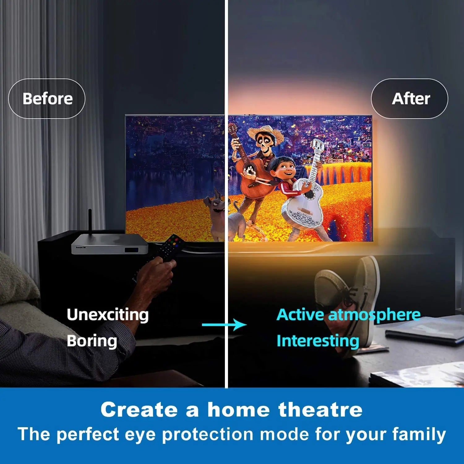 Bande lumineuse LED USB pour la décoration de la chambre, rétroéclairage TV, lampe, ruban à diode, Bluetooth, contrôle d'application, proxy document, RVB 5050, 1-40m