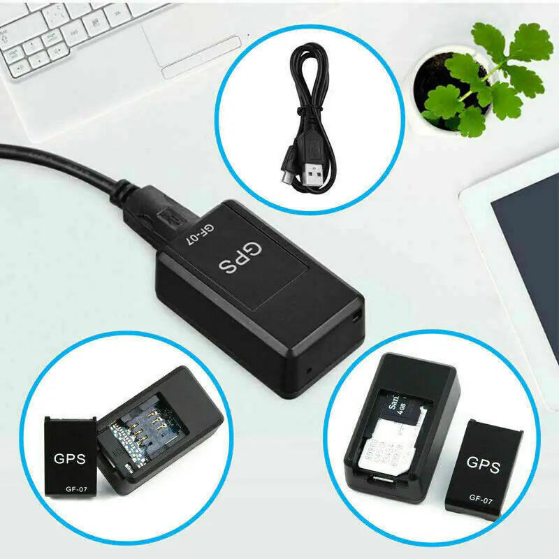 GF07 Mini Magnetic GPS Tracker Real-Time Locator for Car Truck Vehicle GSM GPRS USA
