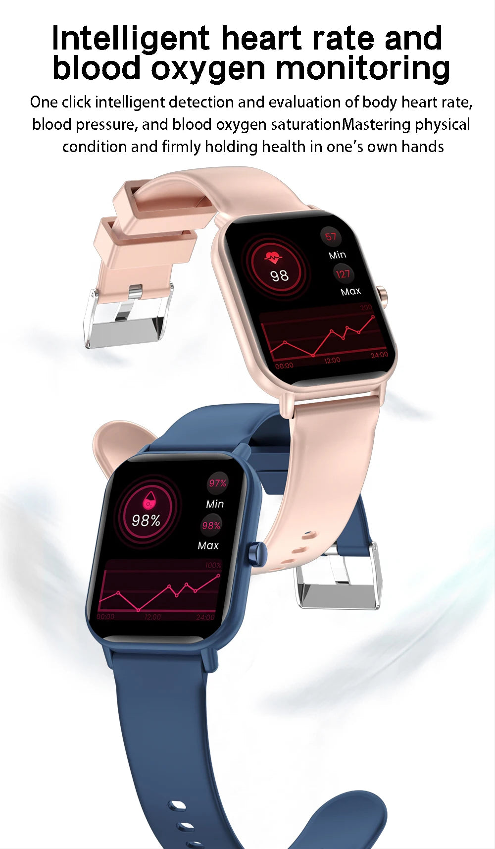 Montre de Sport pour enfants, écran HD, montre intelligente avec bracelet en Silicone, montre-bracelet électronique étanche, cadeau pour garçons et filles