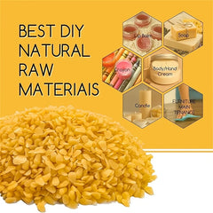 100/200g 100% pur cire d'abeille naturelle bougie savon faisant des fournitures pas ajouté soja rouge à lèvres cosmétiques bricolage matériel jaune abeille cire Cera