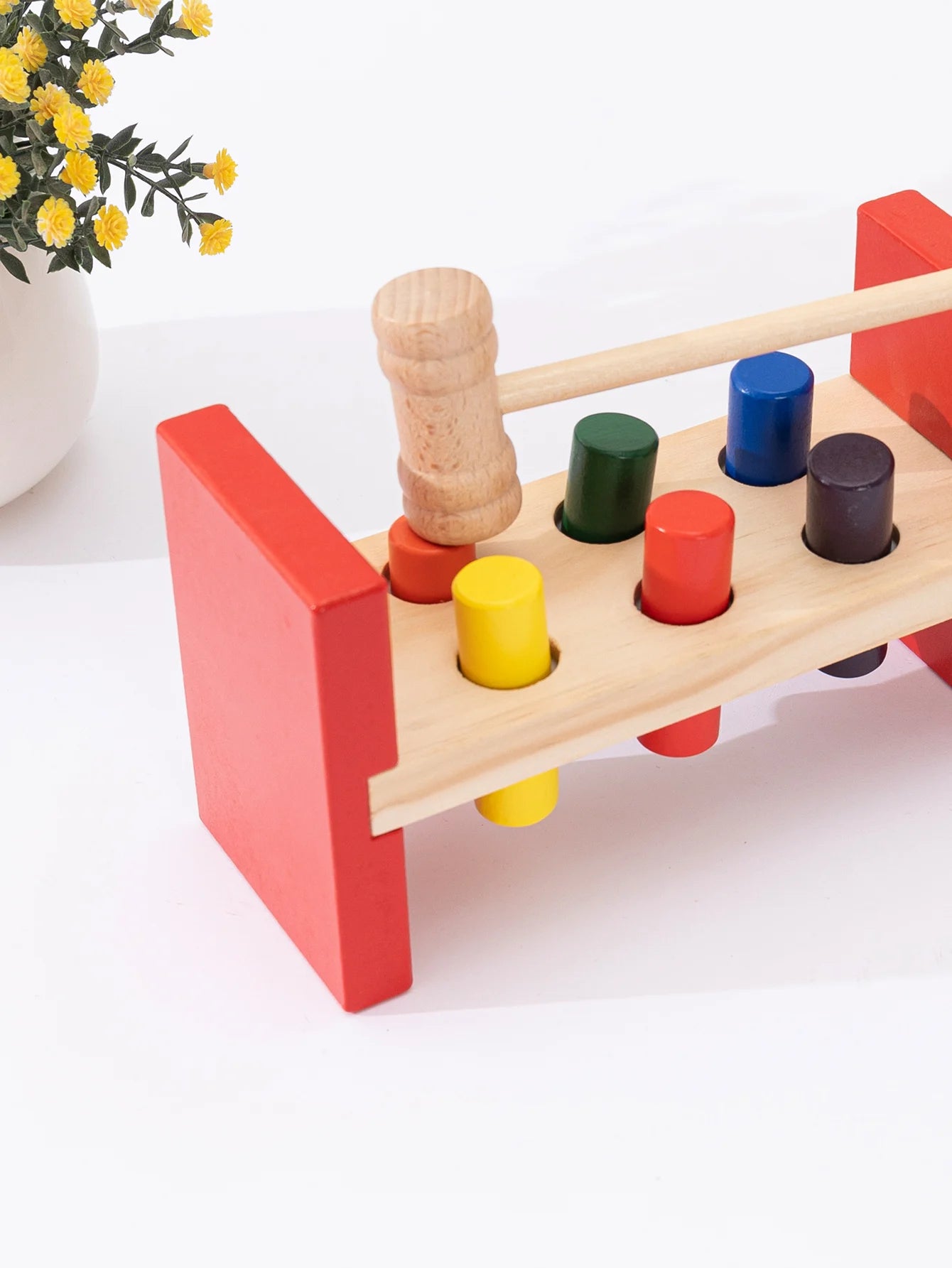 Jouet de martelage en bois Montessori – Développer la motricité fine et le plaisir éducatif pour les tout-petits