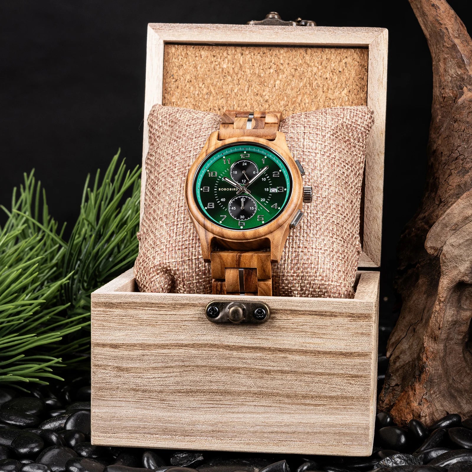 BOBO BIRD montre montre-bracelet en bois homme fabriqué à la main Vintage nouvelle montre à Quartz en bois avec montre en bois naturel élégante Unique personnalisé