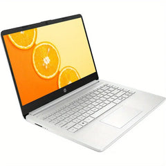 Ordinateur portable professionnel HP HD 14", processeur Intel N150, 16 Go de RAM, 128 Go de UFS, graphiques Intel, Wi-Fi 6, Windows 11 Home, argent naturel