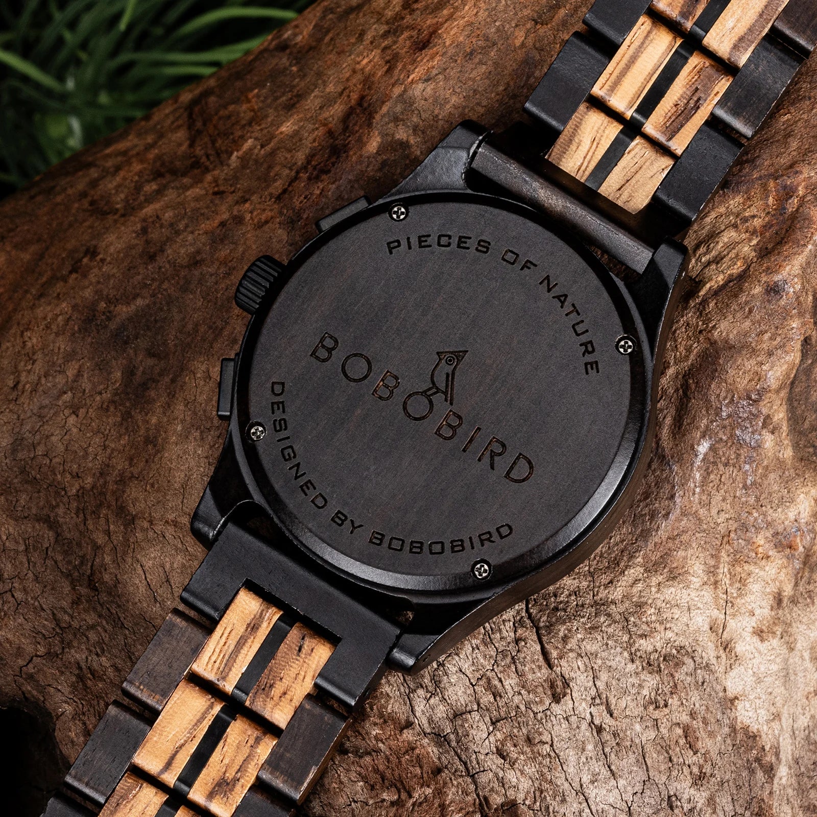 BOBO BIRD montre montre-bracelet en bois homme fabriqué à la main Vintage nouvelle montre à Quartz en bois avec montre en bois naturel élégante Unique personnalisé