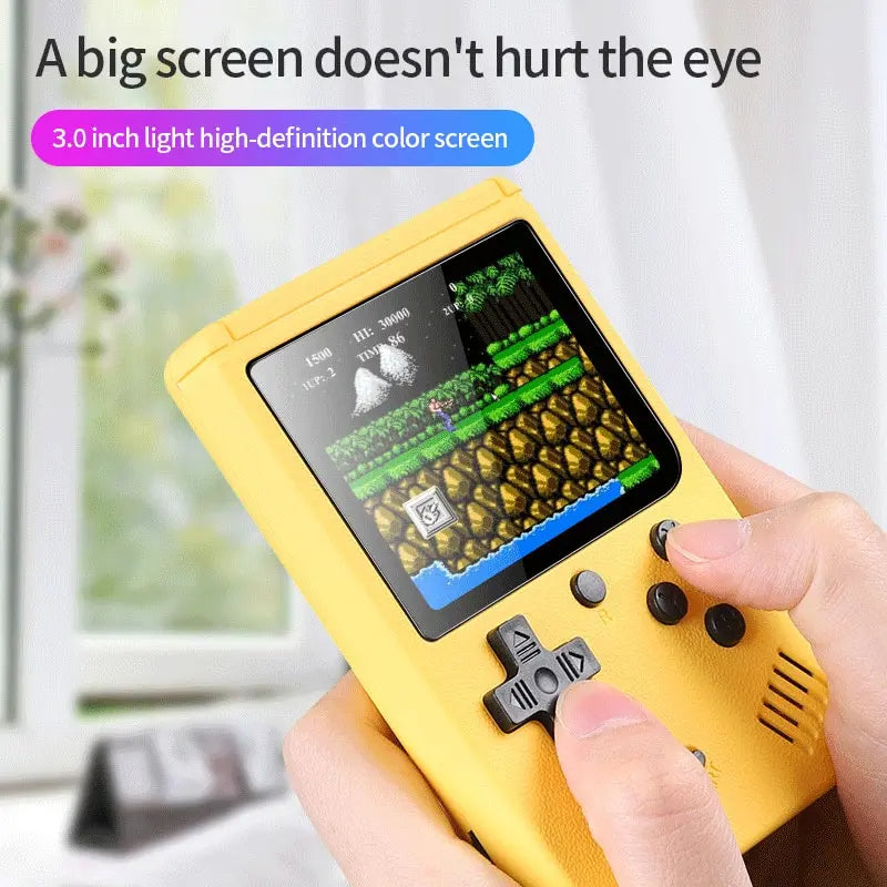 Mini Retro Portable Video Game Console for Kids, Game Player, LCD Screen, Built-in 3.0 Games, 8-bit, 500 inches