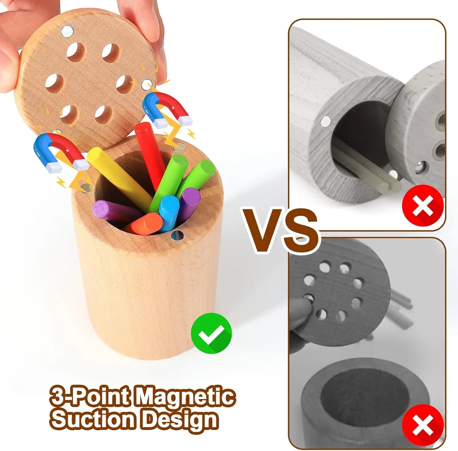 Jouets Montessori pour tout-petits en bois 3 en 1, tasse de tri de couleurs, jouet éducatif précoce, forme assortie, jouet à motricité Fine, Puzzle, cadeaux