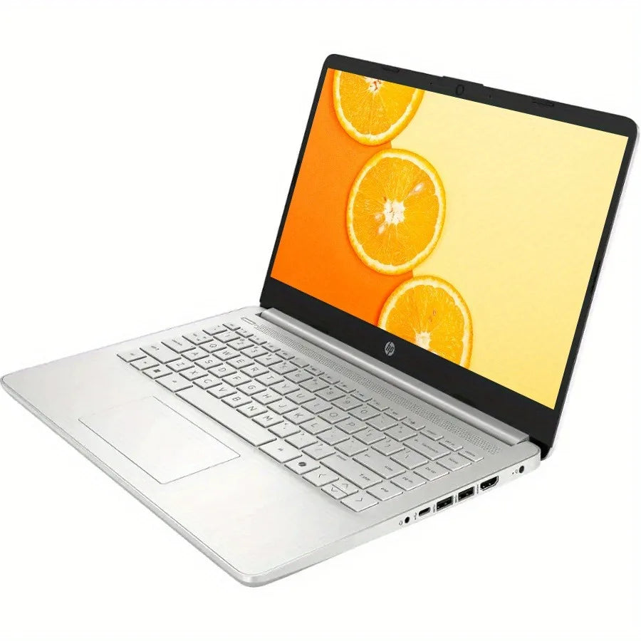 Ordinateur portable professionnel HP HD 14", processeur Intel N150, 16 Go de RAM, 128 Go de UFS, graphiques Intel, Wi-Fi 6, Windows 11 Home, argent naturel