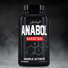 Supplément Anabol Hardcore - Aide à construire les muscles maigres, fermes et de haute qualité, favorise la croissance musculaire - 120 gélules