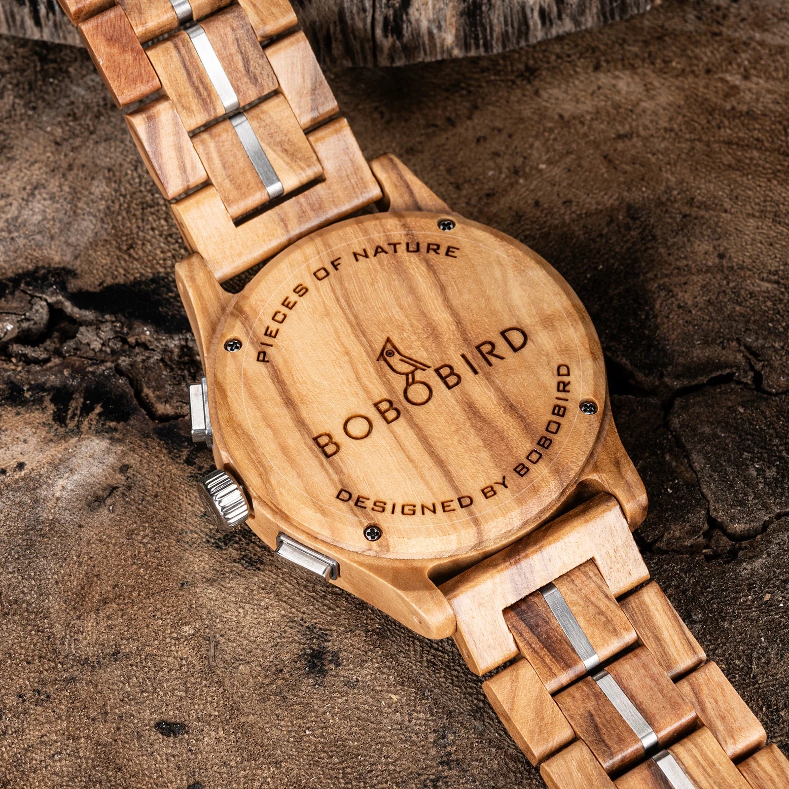 BOBO BIRD montre montre-bracelet en bois homme fabriqué à la main Vintage nouvelle montre à Quartz en bois avec montre en bois naturel élégante Unique personnalisé