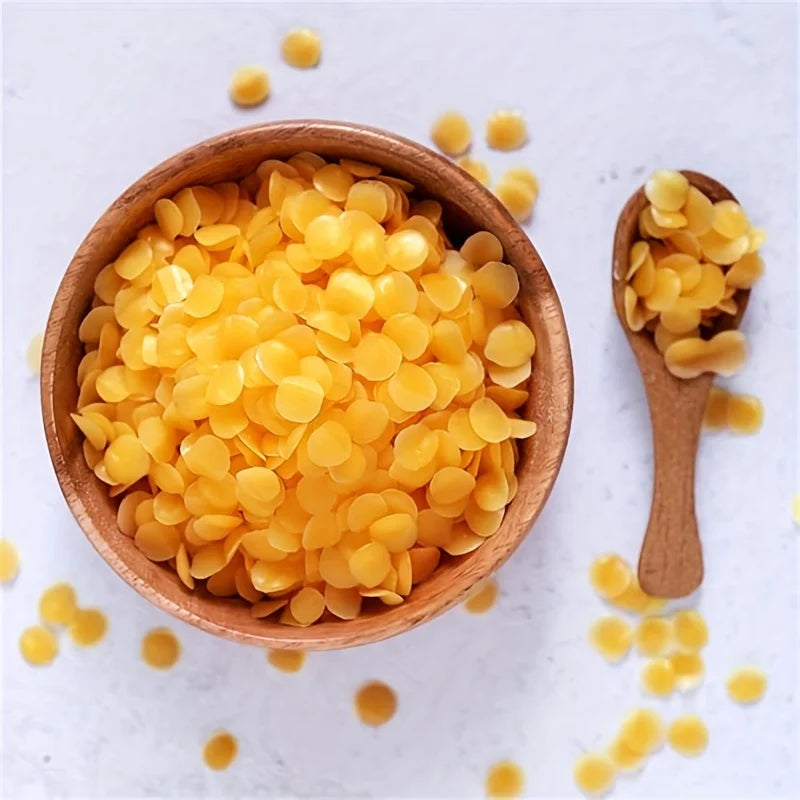100/200g 100% pur cire d'abeille naturelle bougie savon faisant des fournitures pas ajouté soja rouge à lèvres cosmétiques bricolage matériel jaune abeille cire Cera