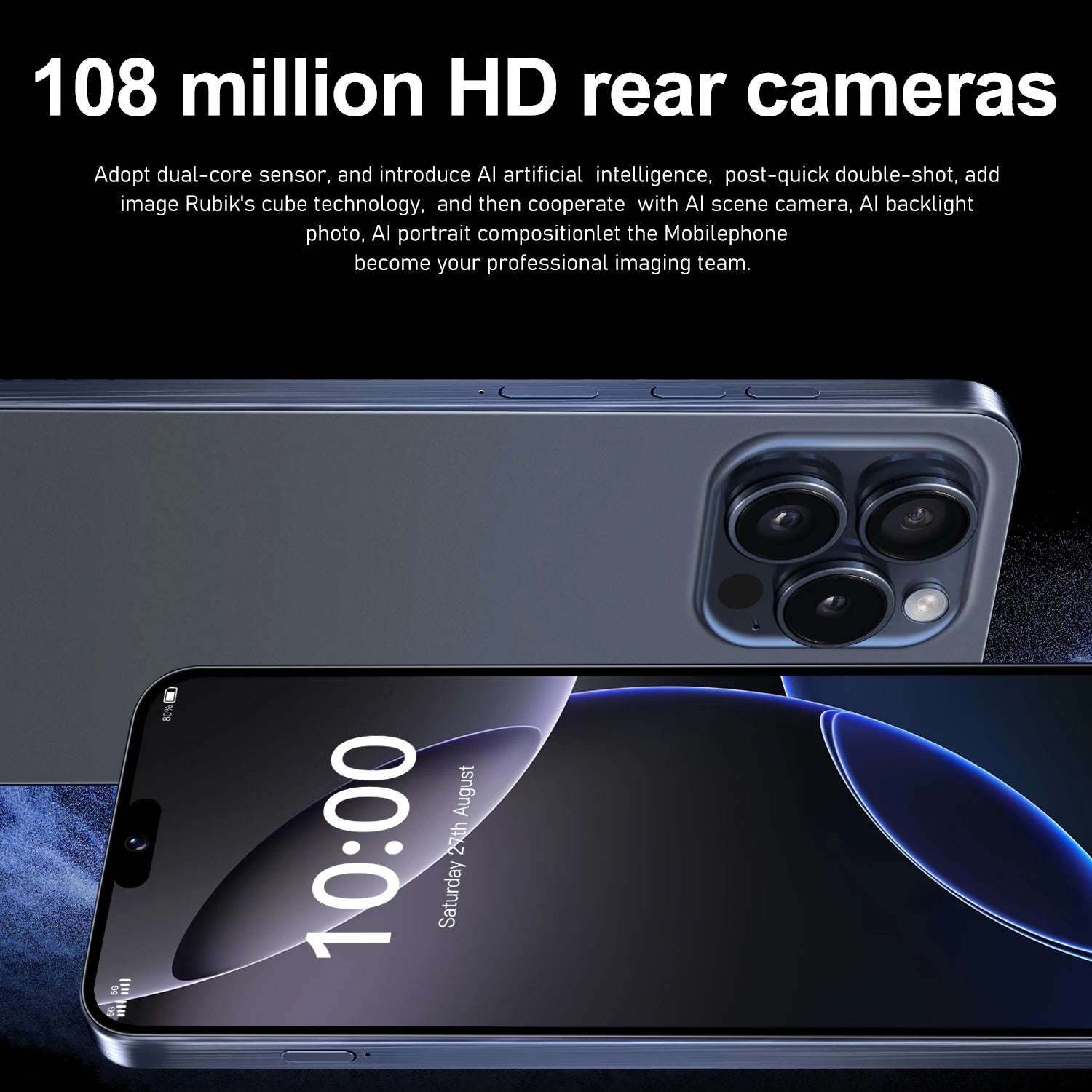 2025 nouveau Pad i16 Pro max tablette PC 6.8 pouces HD 4K Android 14 16GB + 1TB 6800mAh batterie 4G 5G double carte Sim WiFi GPS