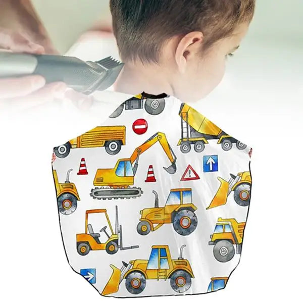 Manteau de salon de coiffure pour enfants, couches de coiffure professionnelles pour enfants, réutilisables et imperméables pour couper les cheveux, teinture pour cheveux, shampoing