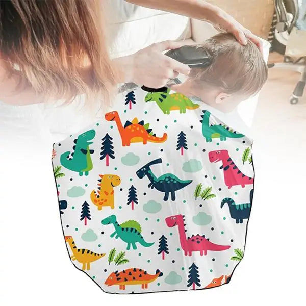 Manteau de salon de coiffure pour enfants, couches de coiffure professionnelles pour enfants, réutilisables et imperméables pour couper les cheveux, teinture pour cheveux, shampoing
