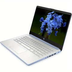 Ordinateur portable ultra léger HP 14" HD LED avec 1 an Microsoft 365, processeur Intel N150, 4 Go de RAM, 128 Go UFS, Windows 11 Home dans la mode S