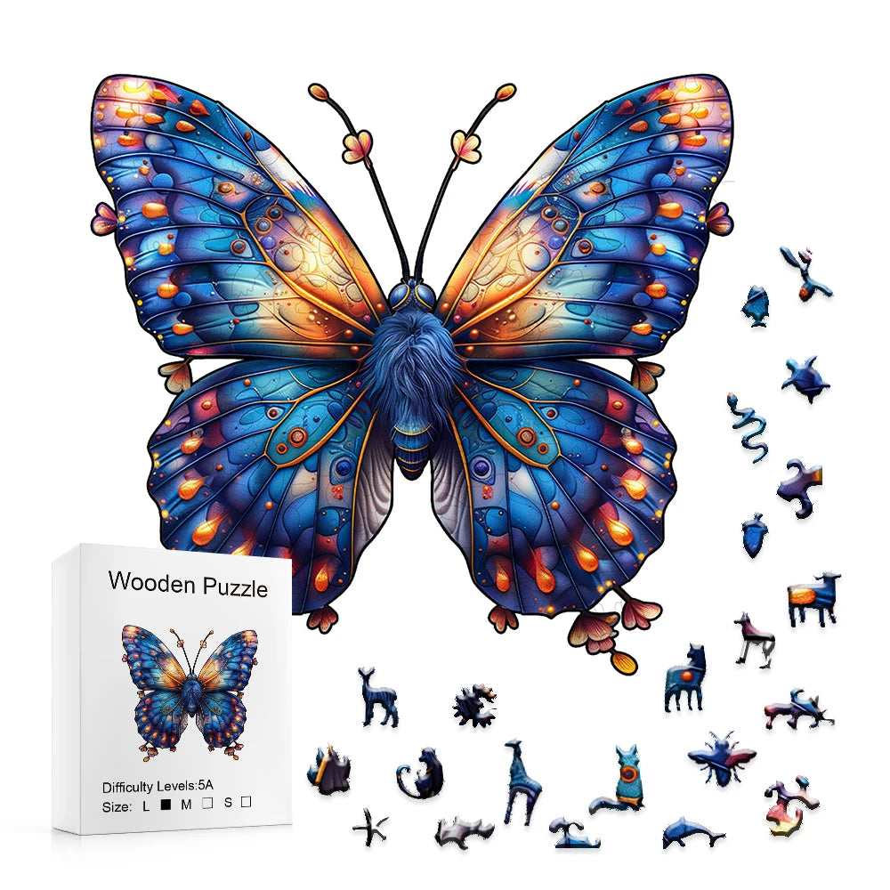 Jouets de puzzle en bois - Montessori - Puzzle en bois irrégulier - Puzzle 3D pour adultes - Cadeaux pour enfants - Puzzle haute difficulté