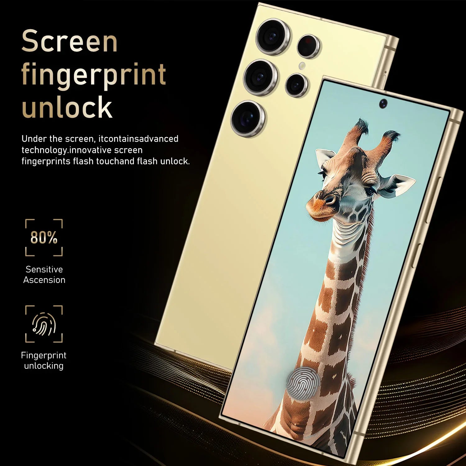 S26 Ultra Tablet PC, 7.3-inch, HD, Global Edition, Dual Original Smart Card, 8000mAh Battery, Face Tab, 2025 Trend