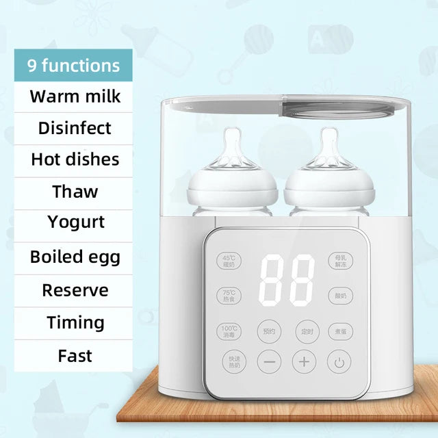 Chauffe-biberon multifonction rapide, accessoires pour bébé, chauffe-aliments, chauffe-lait, stérilisateur avec contrôle précis de la température